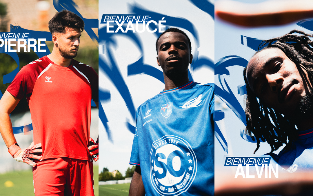 👋 Découvrez nos 3 nouveaux joueurs !