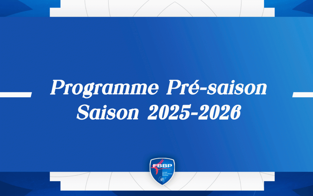 Programme pré-saison